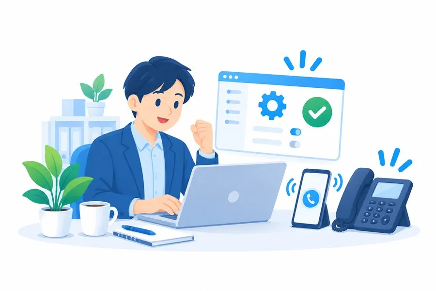 設定完了後すぐに利用を開始できるイメージ